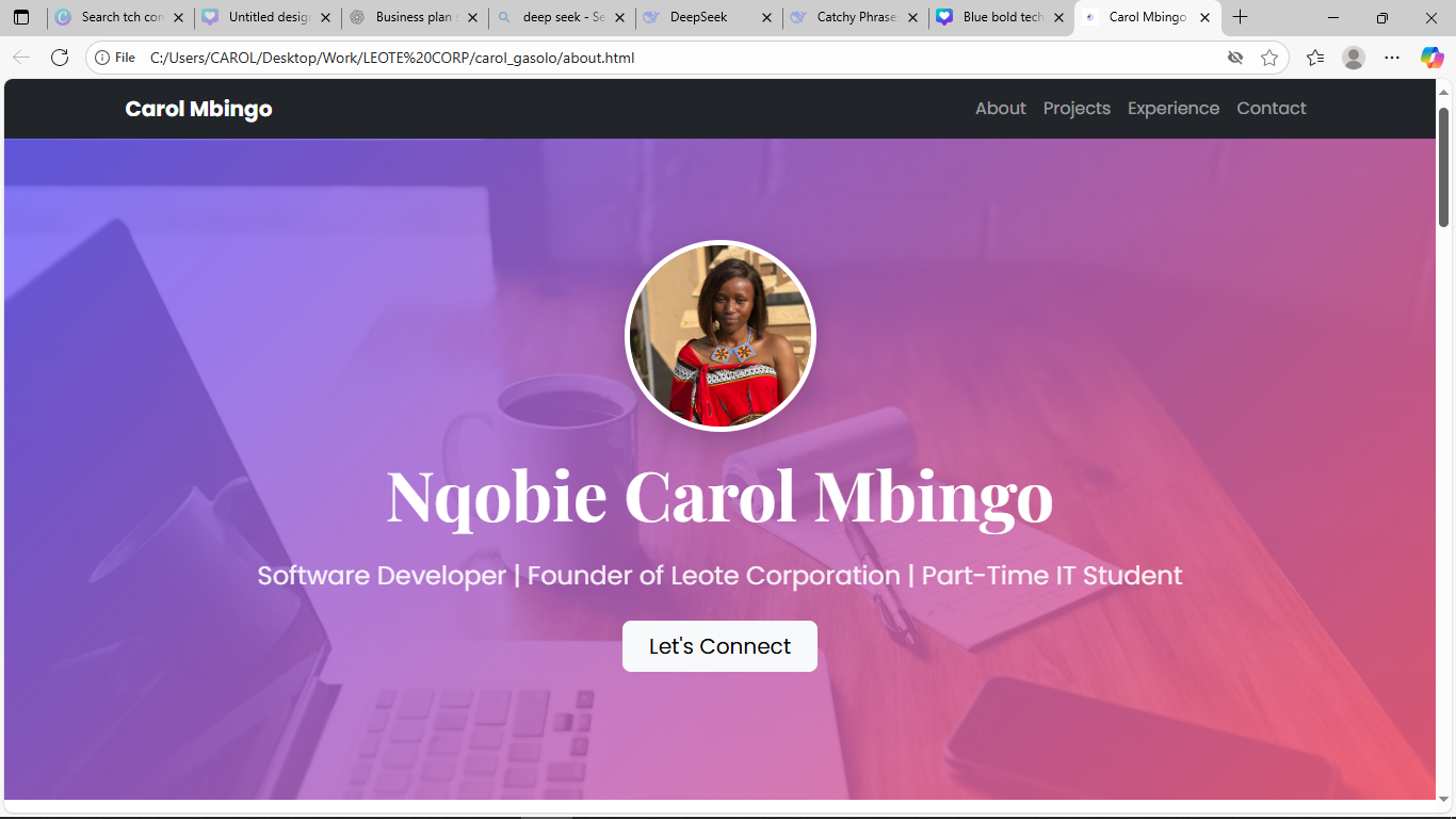 portfolio Website